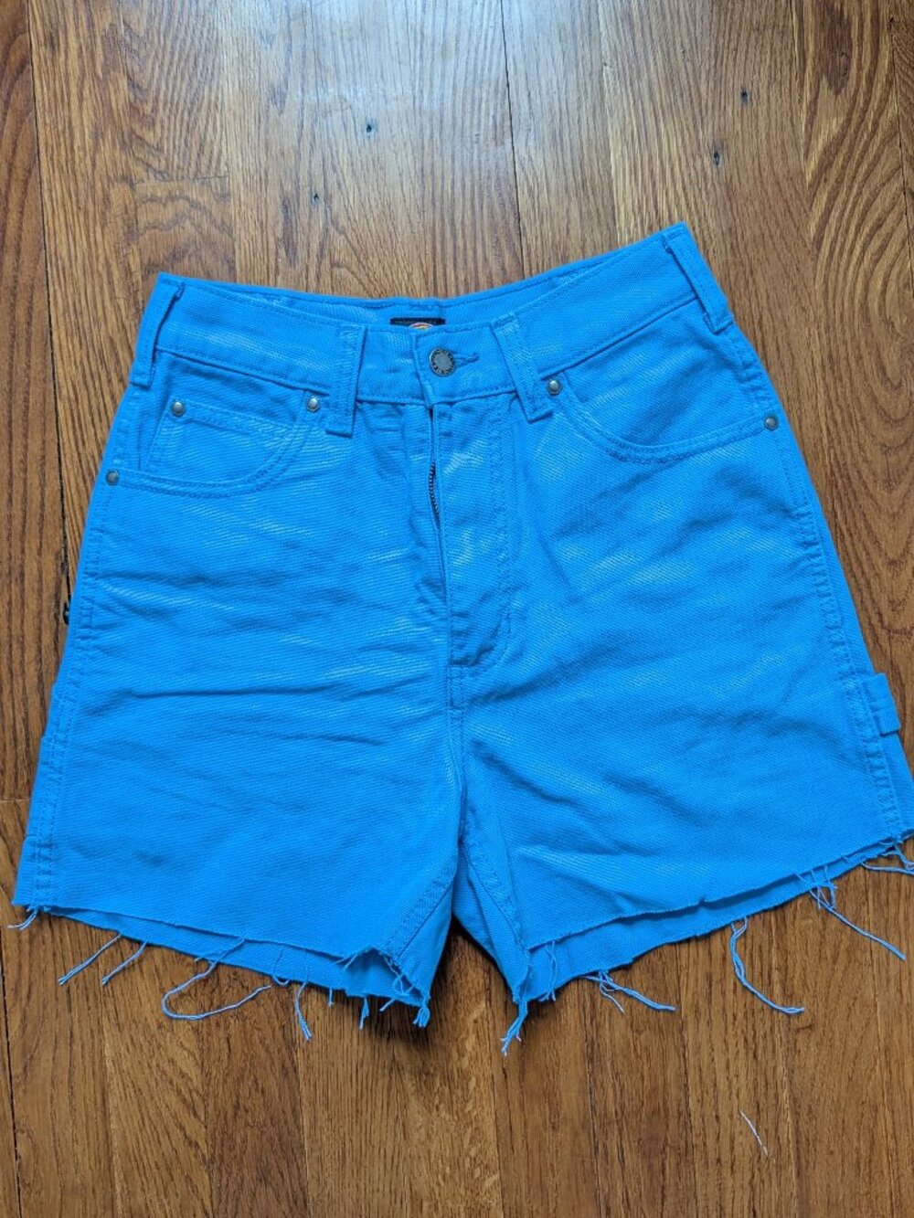 Dickies Womens Duck Canvas Carpenter Short Blue